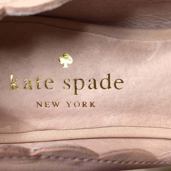 NWOT Kate Spade Eleni Flex Scallop Pink Flats - Picture 6 of 8